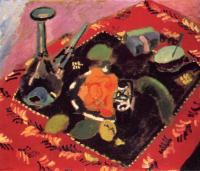 Matisse, Henri Emile Benoit - still life with a black rug